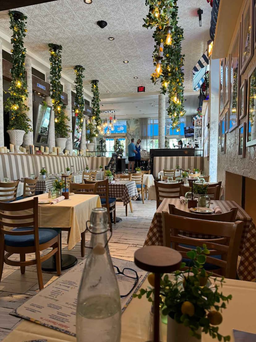 Osteria Positano Italian Restaurant Miami Beach